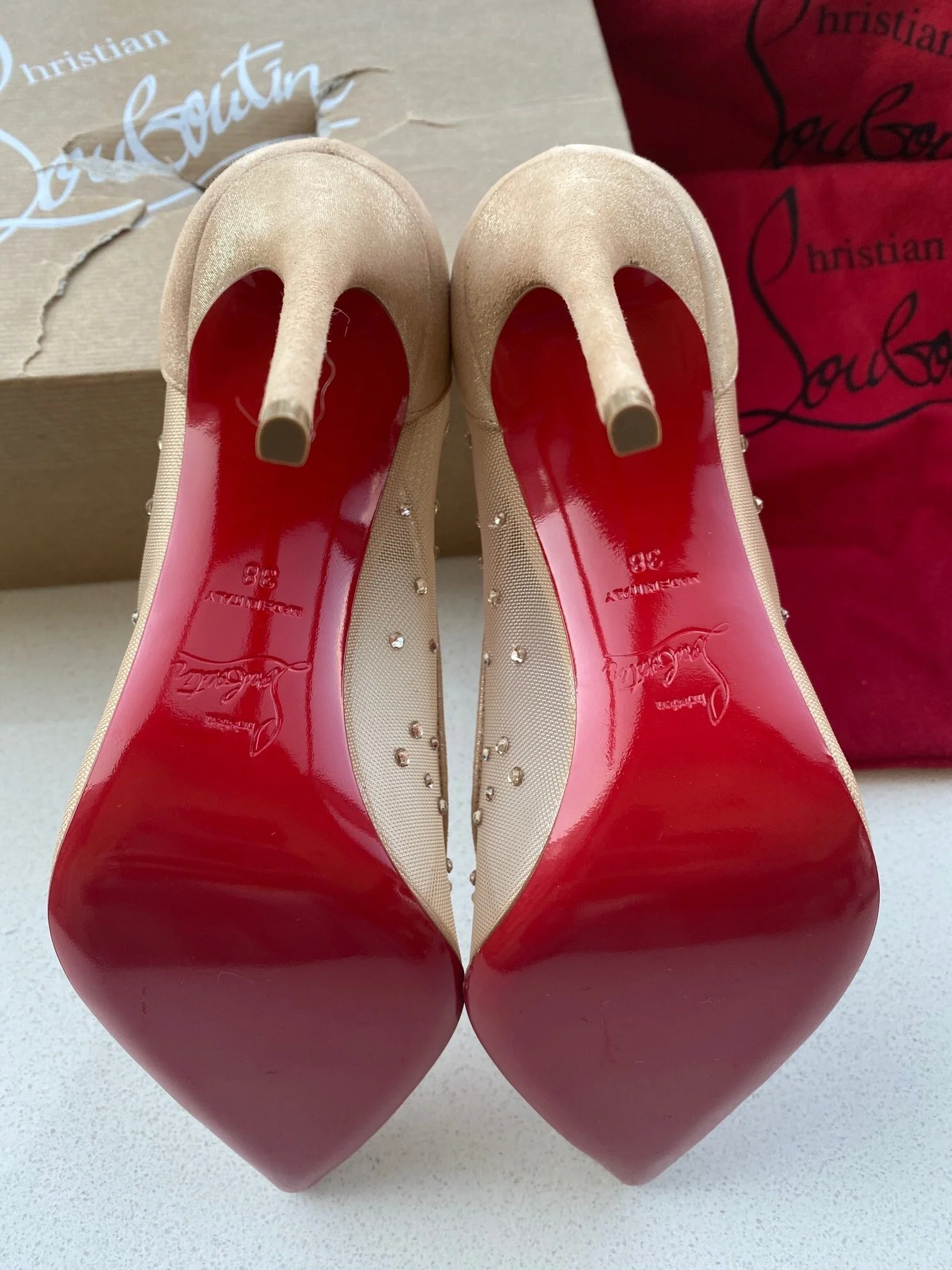 Follies strass 2025 pointy toe pump